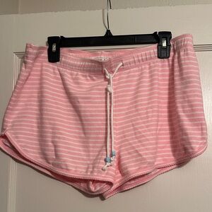 NWT PJ Salvage Pink Cloud Happy Days Shorts sz L
